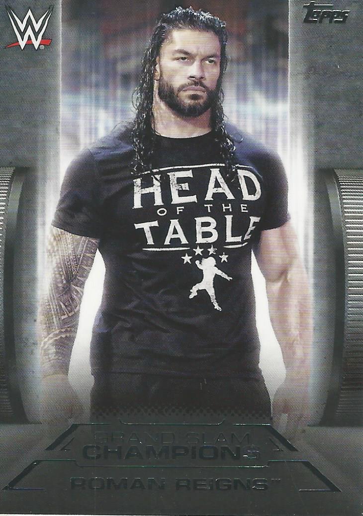 WWE Topps Undisputed 2021 Roman Reigns GS-11 trading card PW Catalog