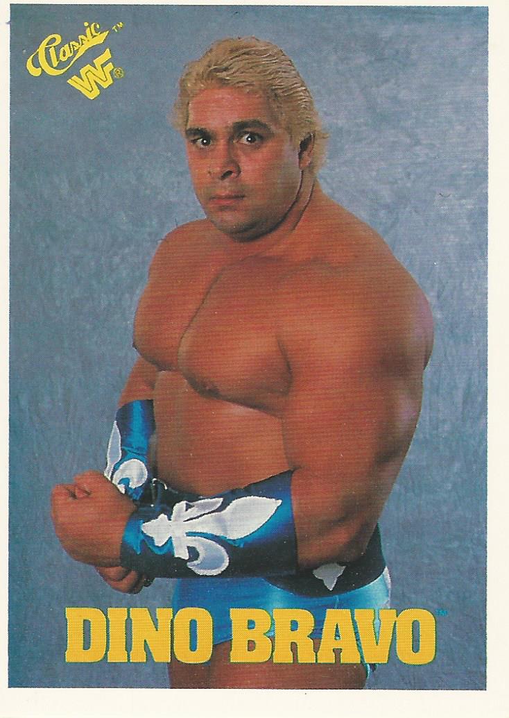 WWF Classic Trading Cards 1990 Dino Bravo No.84 trading card PW Catalog