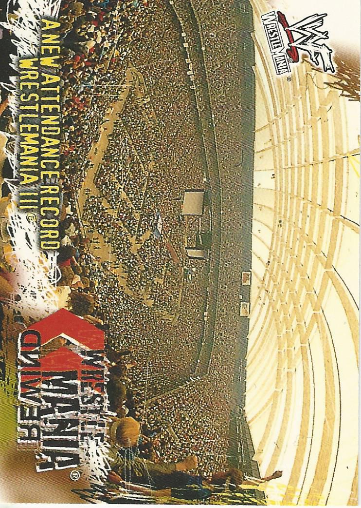 WWF Fleer Wrestlemania 2001 Crowd #84