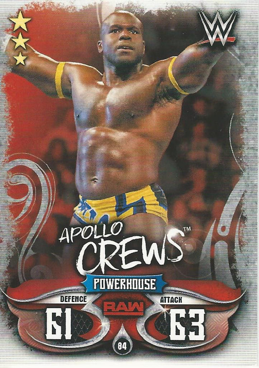 WWE Topps Slam Attax Live 2018 Apollo Crews #84
