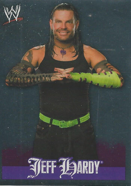 WWE Topps Rivals 2009 Stickers Jeff Hardy Foil #84