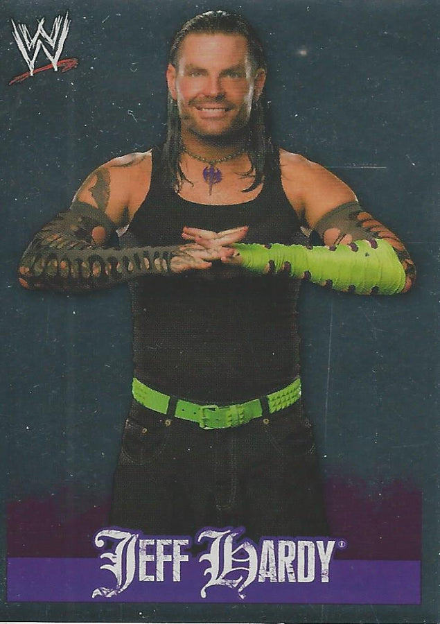 WWE Topps Rivals 2009 Stickers Jeff Hardy Foil #84