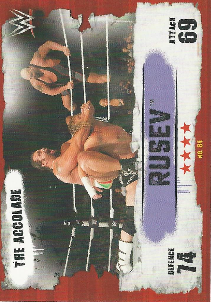 WWE Topps Slam Attax Takeover 2016 Rusev #84