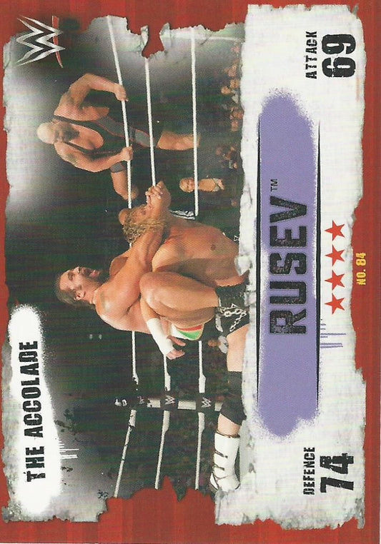 WWE Topps Slam Attax Takeover 2016 Rusev #84