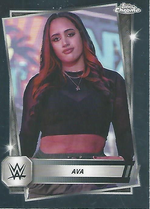 WWE Topps Chrome 2025 Trading Cards AVA No.84 PW Catalog