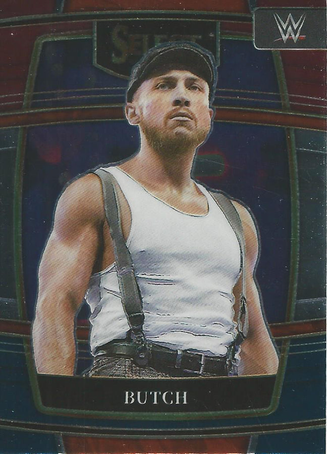 WWE Panini Select 2022 Red/Silver/Blue Butch #84