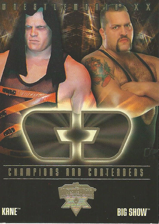 WWE Fleer Wrestlemania XX 2004 Kane vs Big Show CC 5 of 17