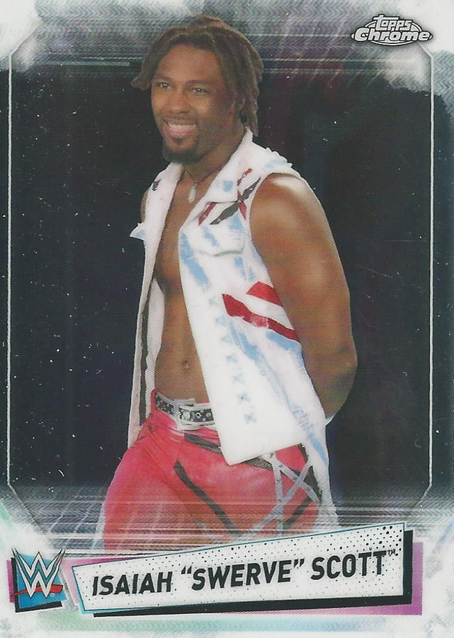 WWE Topps Chrome 2021 Isaiah "Swerve" Scott #84