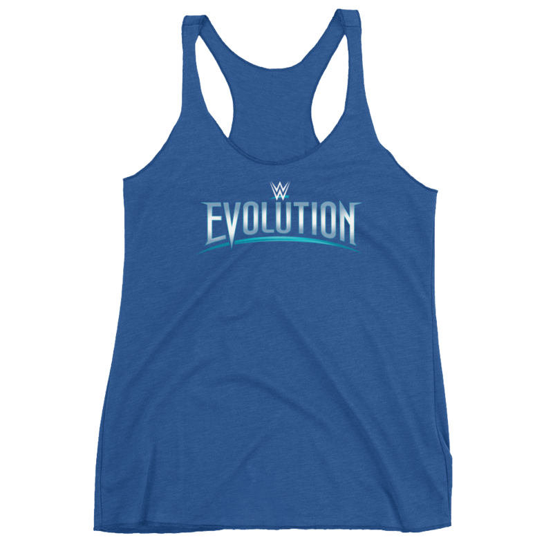 WWE Evolution Logo Women's Racerback Tank Top