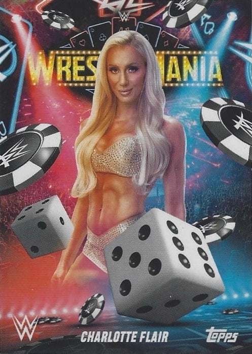 Charlotte Flair trading card PW Catalog