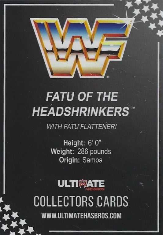 Fatu of the Headshrinkers trading card PW Catalog