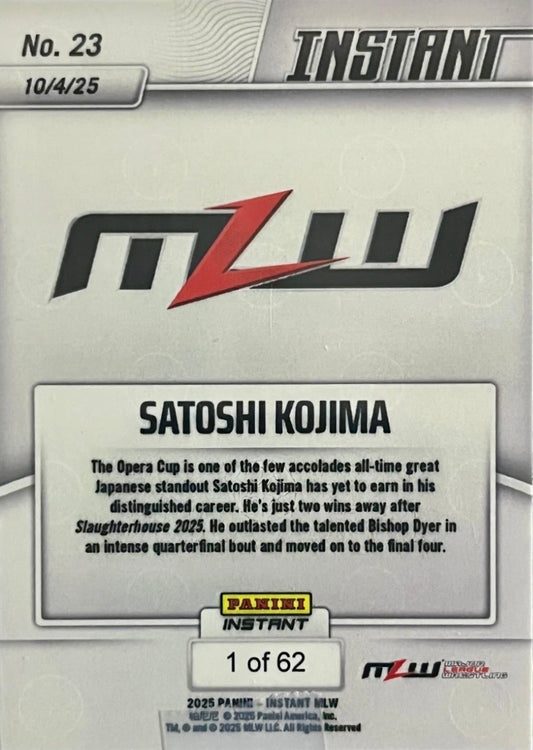 Satoshi Kojima – Satoshi Kojima Reaches Opera CUP Semifinals trading card PW Catalog