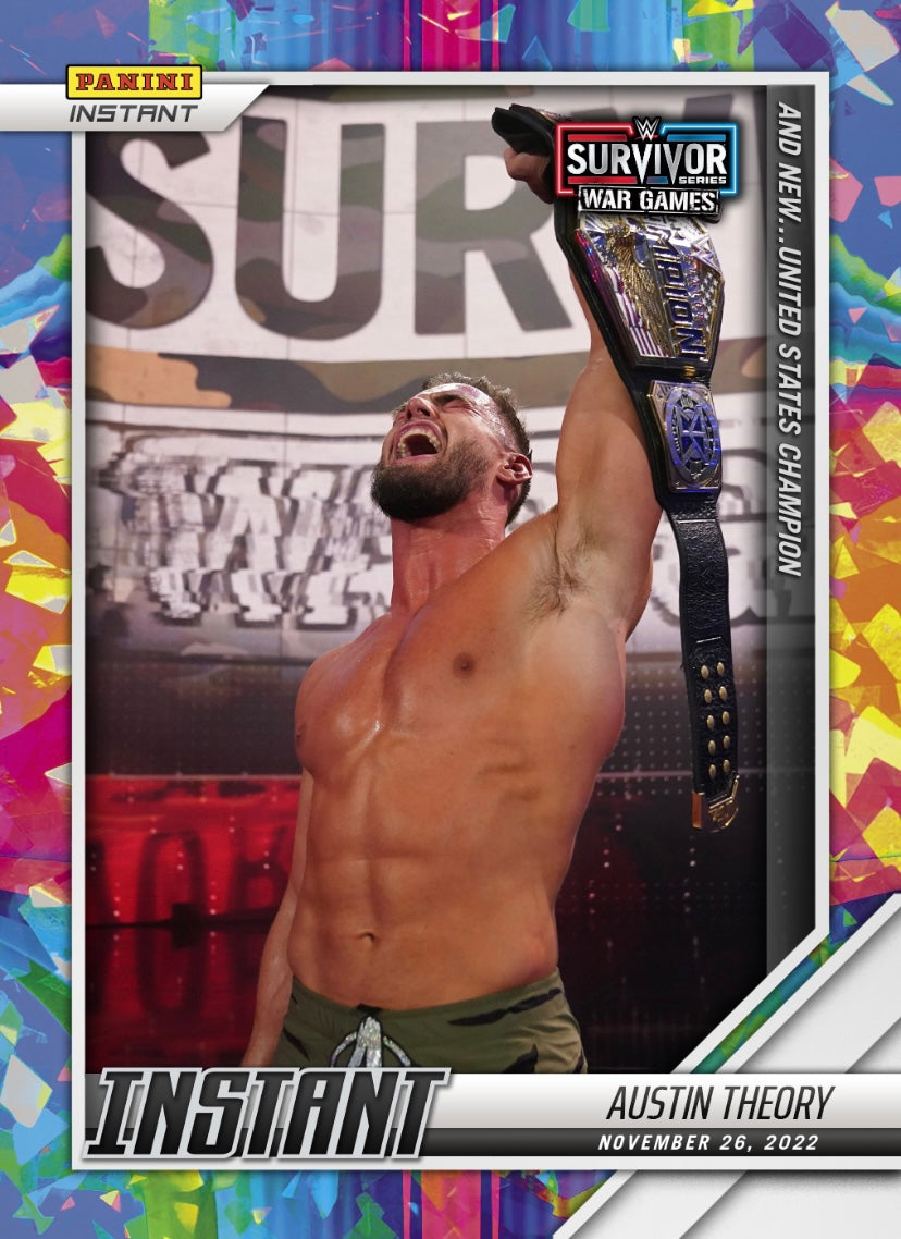 Austin Theory – and NEW… United States Champion trading card PW Catalog