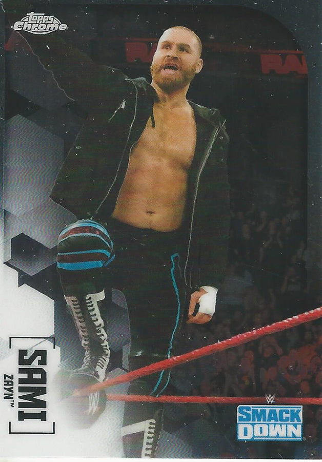 WWE Topps Chrome 2020 Sami Zayn #55