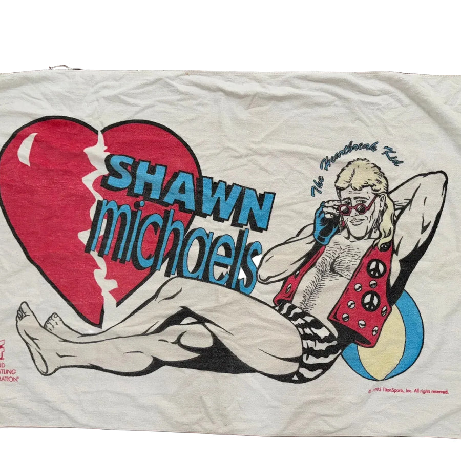 1995 WWF “The Heartbreak Kid” Shawn Michaels Towel Pwcatalog