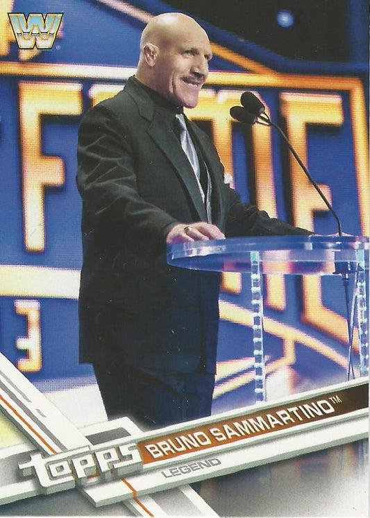 WWE Topps Then Now Forever 2017 Bruno Sammartino #185
