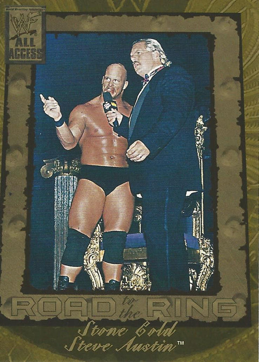WWF Fleer All Access 2002 Stone Cold Steve Austin #85