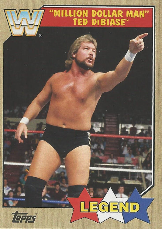 WWE Topps Heritage 2017 Million Dollar Man Ted DiBiase #85