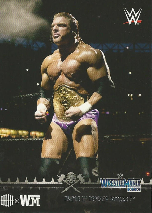 WWE Topps Road to Wrestlemania 2015 Triple H 5 of 10 trading card PW Catalog