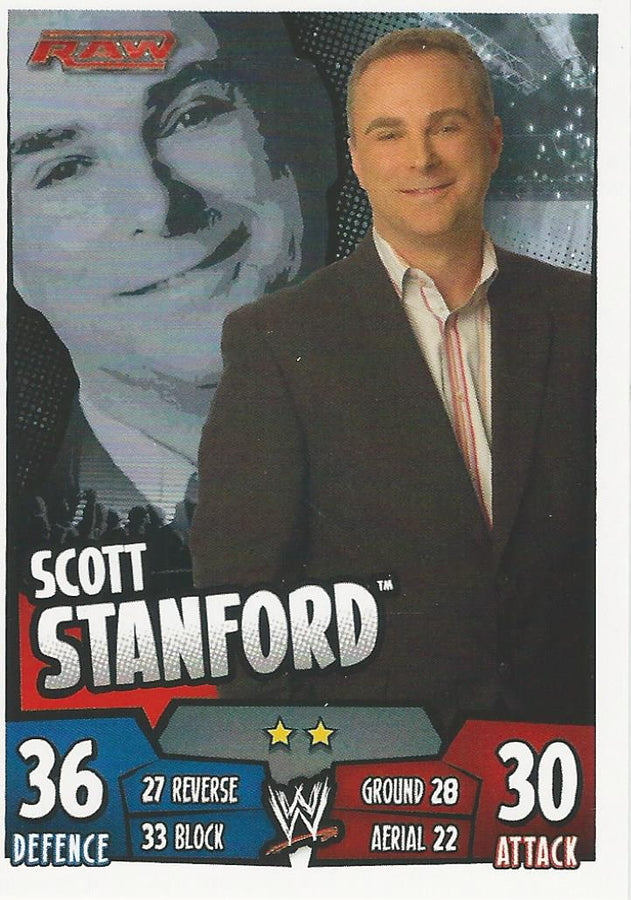 WWE Topps Slam Attax Rumble 2011 Scott Stanford #85