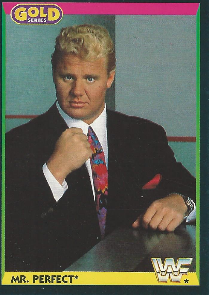WWF Merlin Gold Series 1 1992 Mr Perfect #85