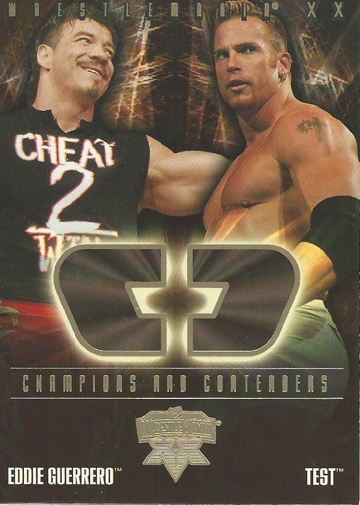 WWE Fleer Wrestlemania XX 2004 Test vs Eddie Guerrero CC 6 of 17 trading card PW Catalog