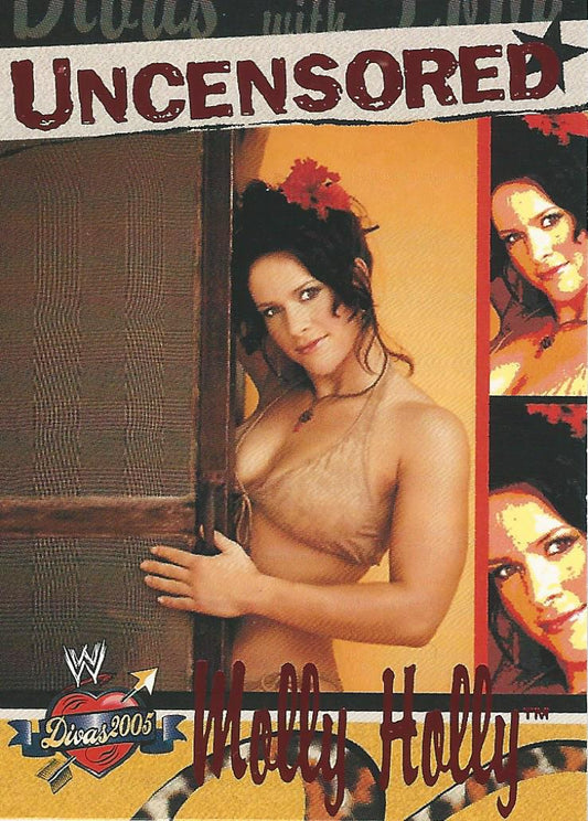 WWE Fleer Divas 2005 Molly Holly DU 8 of 13 trading card PW Catalog