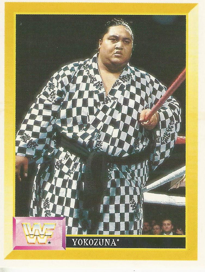 WWF Merlin Sticker 1994 Yokozuna #85