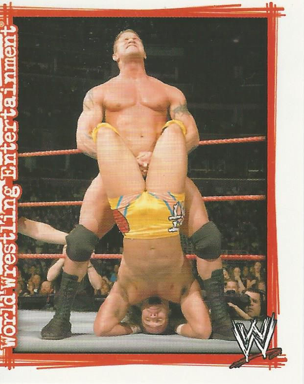 WWE Topps Superstars Uncovered 2007 Sticker Randy Orton #85
