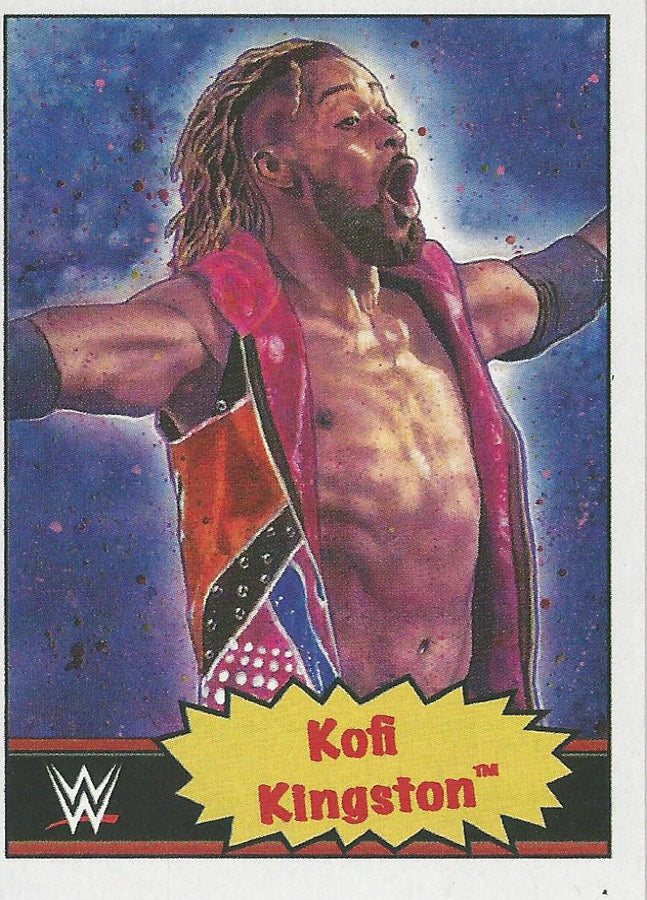 WWE Topps Living Set 2021 Kofi Kingston #85
