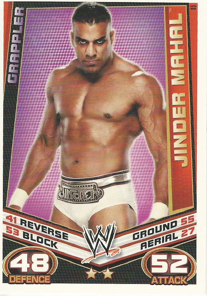 WWE Topps Slam Attax Rebellion 2012 Jinder Mahal #85