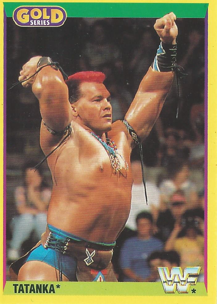 WWF Merlin Gold Series 2 1992 Tatanka #85