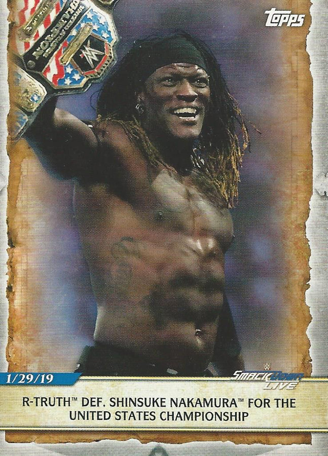 WWE Topps Road to Wrestlemania 2020 R-Truth #85