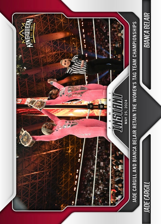 Jade Cargill / Bianca Belair – Jade Cargill and Bianca Belair Retain the Women’s TAG Team Championship trading card PW Catalog