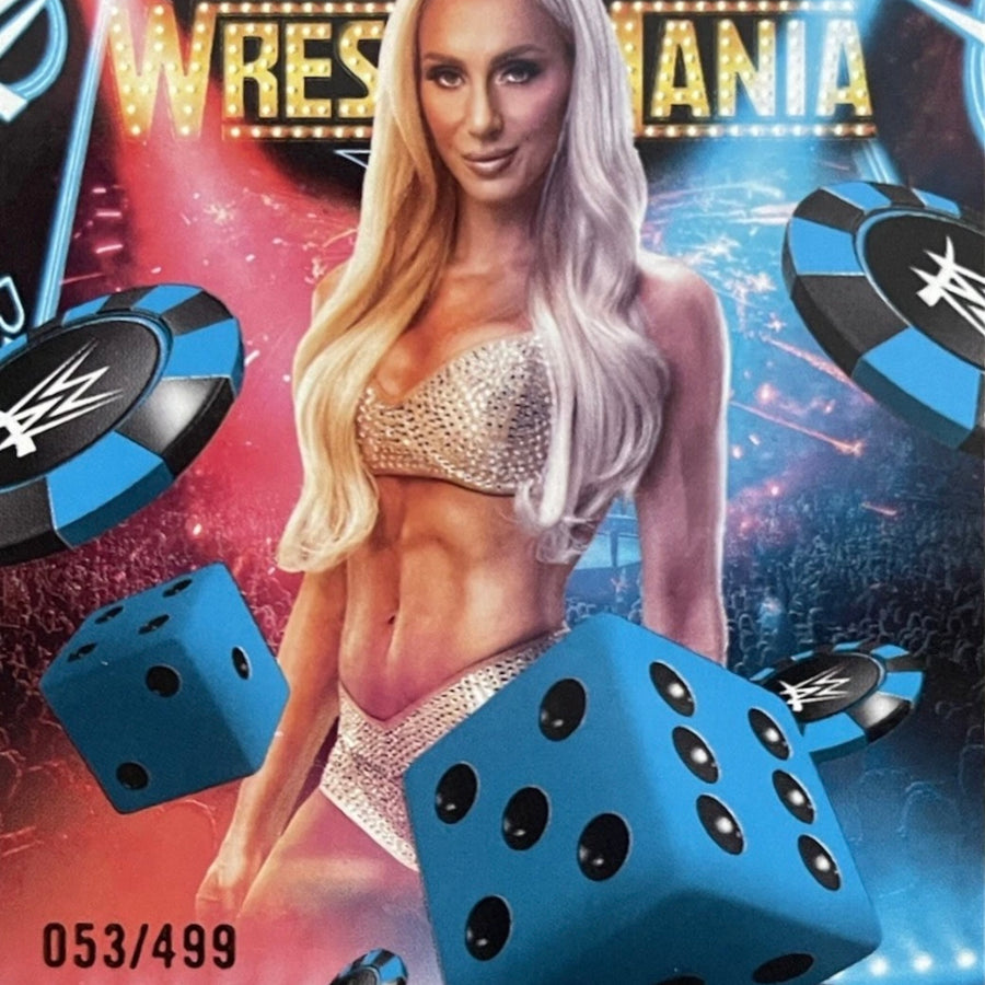 Charlotte Flair trading card PW Catalog