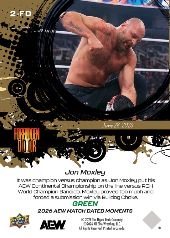 JON Moxley – JON Moxley Earns a Successful Defense of the AEW Continental Championship Over Bandido