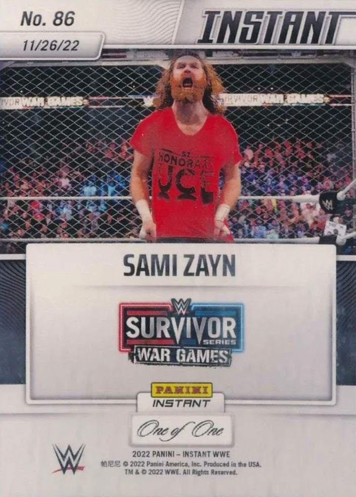 Sami Zayn – the “Honorary UCE” Proves HIS Loyalty to the Bloodline trading card PW Catalog