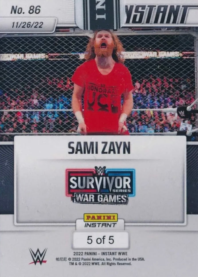 Sami Zayn – the “Honorary UCE” Proves HIS Loyalty to the Bloodline trading card PW Catalog