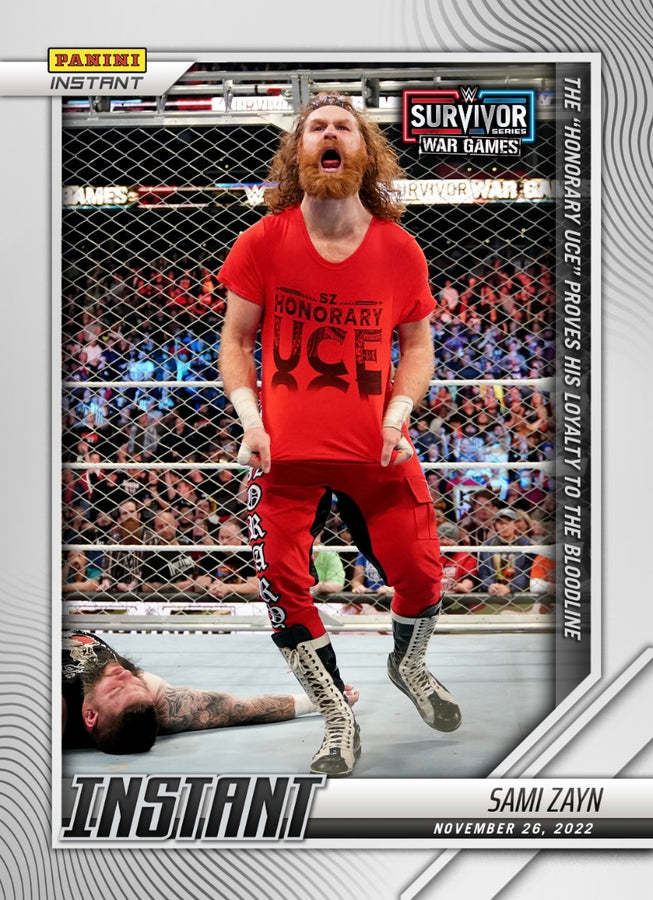 Sami Zayn – the “Honorary UCE” Proves HIS Loyalty to the Bloodline trading card PW Catalog