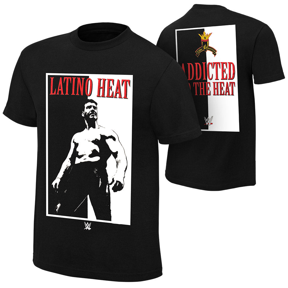 Eddie Guerrero "Addicted to the Heat" Retro T-Shirt T-Shirt PW Catalog