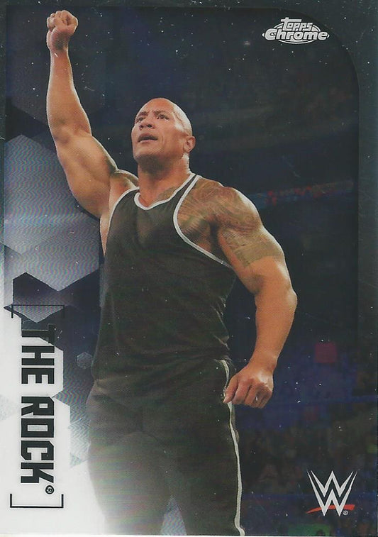 WWE Topps Chrome 2020 The Rock #64