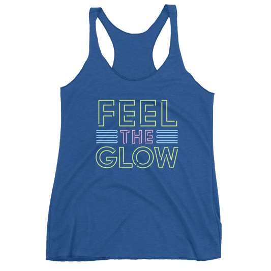 Naomi "Feel The Glow" Women's Racerback Tank Top Tank Top PW Catalog