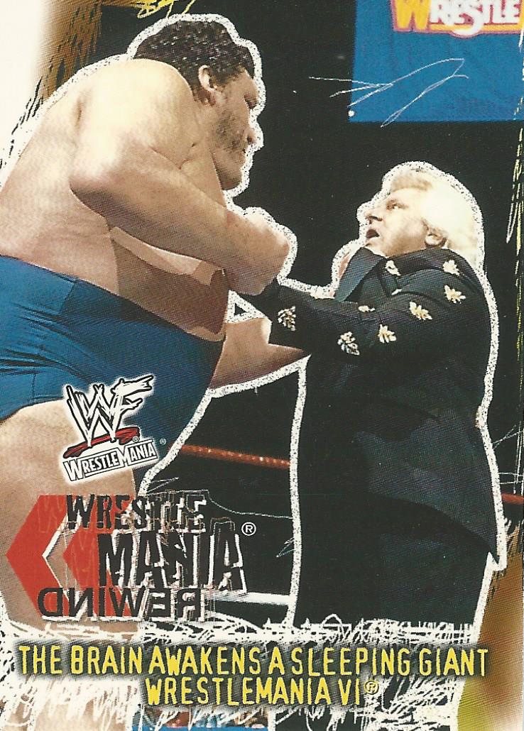 WWF Fleer Wrestlemania 2001 Andre the Giant #86