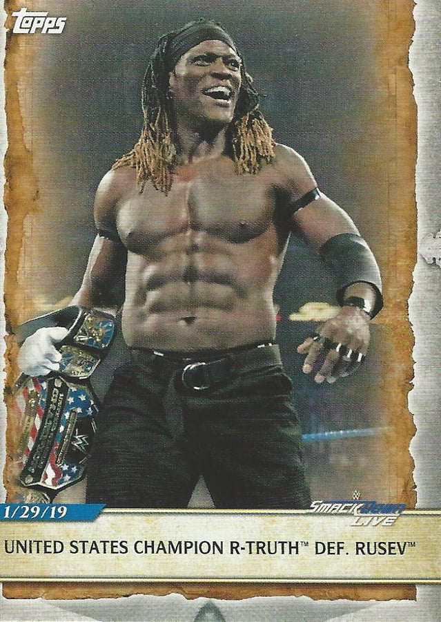 WWE Topps Road to Wrestlemania 2020 R-Truth #86