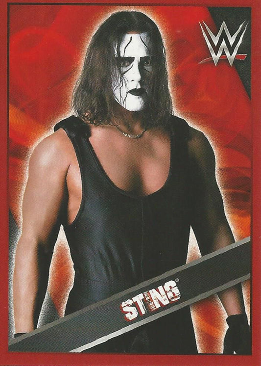 WWE Topps Then Now Forever 2016 Stickers Sting #86