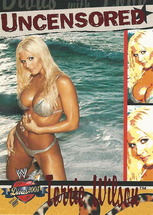 WWE Fleer Divas 2005 Torrie Wilson DU 12 of 13 trading card PW Catalog