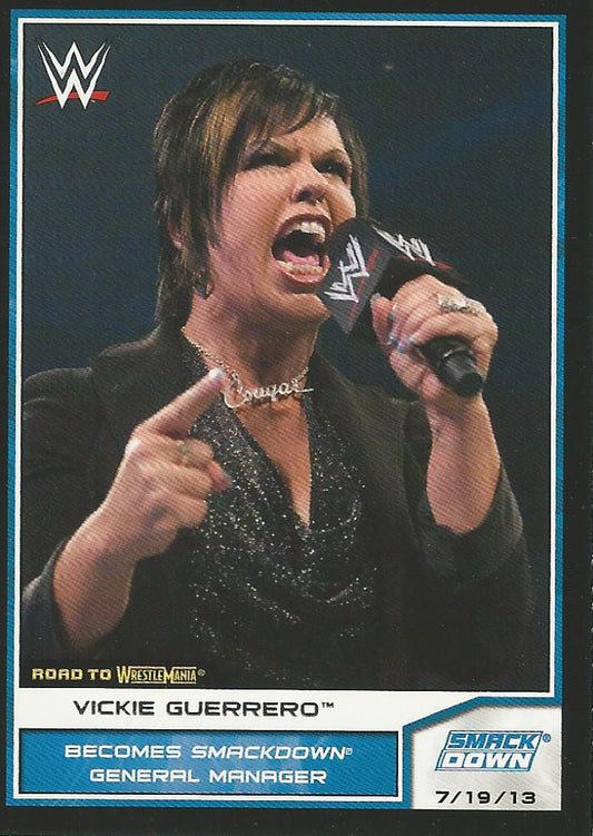 WWE Topps Road to Wrestlemania 2014 Vickie Guerrero #26