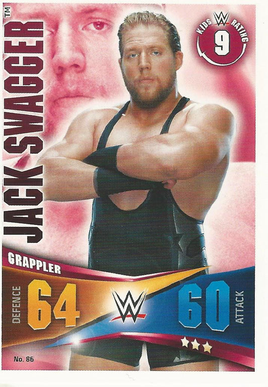 WWE Topps Slam Attax Rivals 2014 Jack Swagger #86