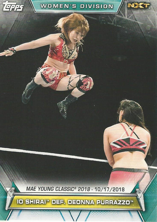 WWE Topps Women Division 2019 Io Shirai #86