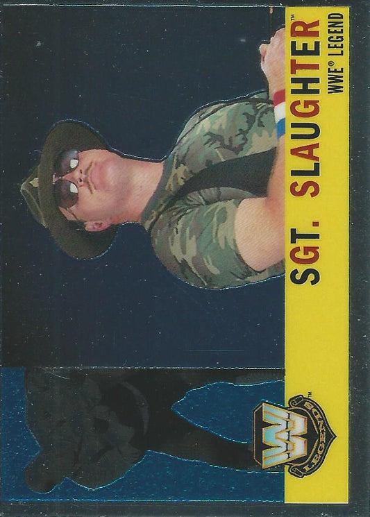 WWE Topps Chrome Heritage 2006 Sgt Slaughter #86